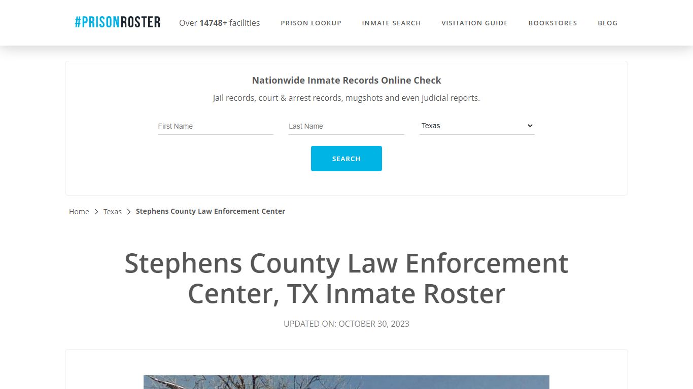 Stephens County Law Enforcement Center, TX Inmate Roster - Prisonroster